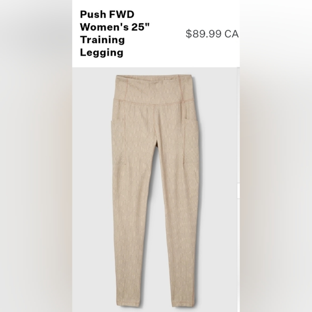 ❗️ FWD Women's All Day High-Rise Pocket Leggings in Beige ❗️